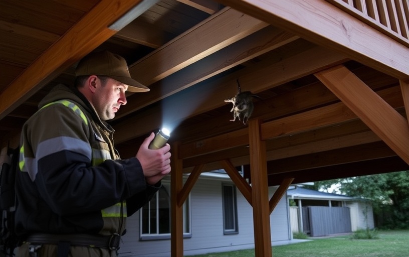Under Deck Possum Removal in Mount Martha